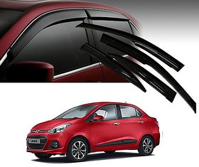 Auto Lite door visor set for  Hyundai Xcent non breakable injection moldingGenuine ABS plastic
