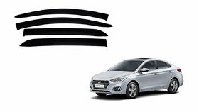 Auto Lite door visor set for  Hyundai Verna New model onlynon breakable injection moldingGenuine ABS plastic