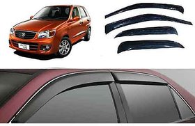 Auto Lite door visor set for  Maruti Alto K10 old model non breakable injection molding Genuine ABS plastic