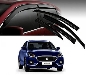 Auto Lite door visor set for  Maruti  Dzire 2017 model non breakable injection molding Genuine ABS plastic