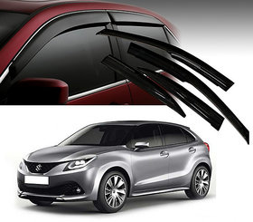 Auto Lite door visor set for  Maruti  Baleno non breakable injection molding Genuine ABS plastic