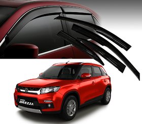Auto Lite door visor set for  Maruti  Brezza non breakable injection molding Genuine ABS plastic