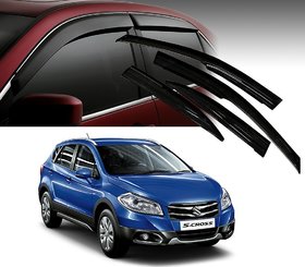 Auto Lite door visor set for  Maruti  Scross non breakable injection molding Genuine ABS plastic