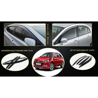 Auto Lite door visor set for Hyundai I20 Elite non breakable injection molding Genuine ABS plastic