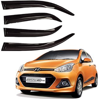 Auto Lite door visor set for  Hyundai Grand I10 Grand only non breakable injection molding Genuine ABS plastic