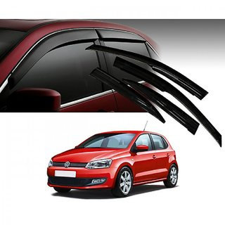 Auto Lite door visor set for  POLO non breakable injection moldingGenuine ABS plastic