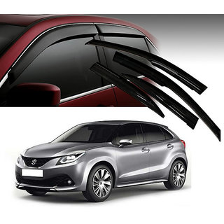 Auto Lite door visor set for  Maruti  Baleno non breakable injection molding Genuine ABS plastic