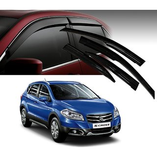 Auto Lite door visor set for  Maruti  Scross non breakable injection molding Genuine ABS plastic
