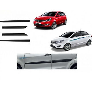 Side door Beading For Tata Bolt Matt Black Color with Genuine Finish set of 4