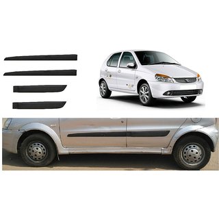 Side door Beading For Tata Indica Old Matt Black Set of 4