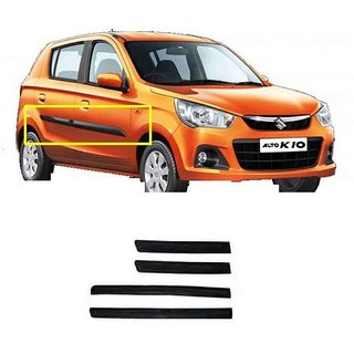 Side door Beading For Alto k10new model only in Matt Black Color with Genuine Finish set of 4
