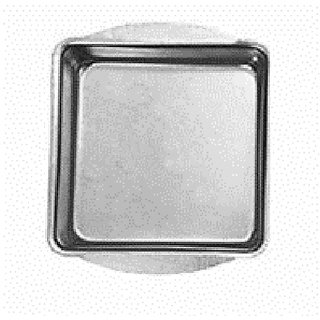 Aluminium Square Shape Cake Baking Mould for Oven Convection - Silver (Chokor Cake Mould)