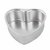 Aluminium Heart Shape Cake Baking Mould for Oven Convection - Silver