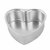 Aluminium Heart Shape Cake Baking Mould for Oven Convection - Silver