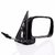 Side Door Mirror For Scorpio Old Crde VX adjusable With Knob Type Right Hand Driver Side