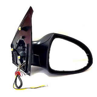 Side Door Mirror For Tata Indigo/Indica V2 motorised With Indicator Right Hand Driver Side