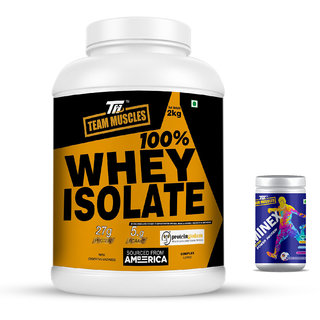 Buy TM 100 Whey Isolate(Chocolate-2Kg) TM Staminex-Energy Booster,Power ...
