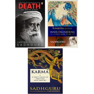 Death + Inner Engineering + Karma Sadhguru 3 Books Set (English, Paperback)