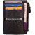 Hide & Sleek RFID Protected Genuine Black Leather 8 Card Holder