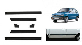 Side door beading for MARUTI 800 Blackset of 6 pcs