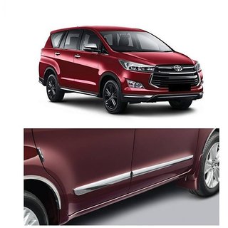 Side door beading for Innova CRYSTA in Full Chrome Finish with Genuine OE Finish