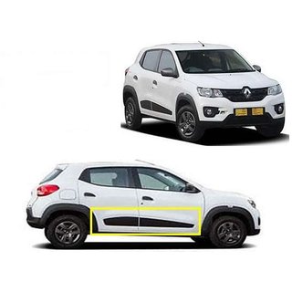 Side door Beading For Renault Kwid Matt Black Set of 4
