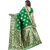 Pisara Green Banarasi Silk Woven Saree