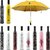 NIPSER Fashionable/Attractive  Bottle Umbrella 110 cm - Random Color (Pack of 2)