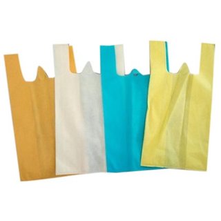 Tugs W Cloth Bags with Sturdy Handle (11x14) Red/Blue/Green Set of 120