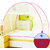 Silver Shine Pink Mosquito Net Foldable Double Bed Net