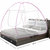 Silver Shine Pink Mosquito Net Foldable Double Bed Net