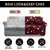 House Of Quirk Triple Seater Sofa Cover Big Elasticity Cover For Couch Flex