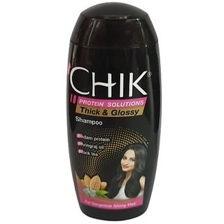 Chik Thick  Glossy Black Shampoo - 35ml (Pack Of 5)