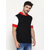 PAUSE Multicolor Solid Hooded Slim Fit Short Sleeve Men's T-Shirt