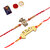 Stylish Bhaiya Rakhi Combo For Bhaiya With Roli Chawal And Greeting Card