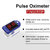 OximeterHealthgenie HGPOXM-101 Finger Tip Pulse Oximeter measuring SpO2 and Pulse Rate, Oxygen Saturation Monitor, Oxyge