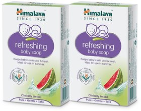 Himalaya Refreshing Baby Soap, 125g (Pack Of 2)