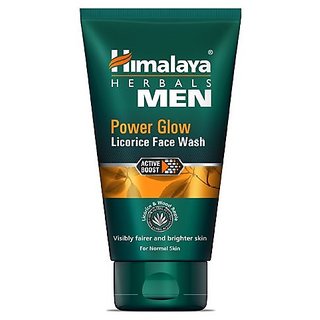 Himalaya Men Power Glow Licorice Face Wash, 50ml (Pack of 2)
