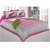 100 Cotton Animal Print 120 TC Double Bed Sheet With 2 Pillow Covers - (82 Inch X 92 Inch, Pink)