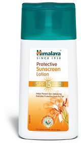 Himalaya Protective Sunscreen Spf 15 Lotion 50 ml - Pack Of 3