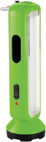 Stylopunk 1 Big LED Bright Light Rechargeable emergency light With Flash Torch light 24Energy EN-655 ( Green )