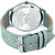 29K 9003 Men Grey Leather Strap Analog Watch