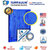 TUFFPAULIN 6FT X 6FT 120 GSM Blue Tarpaulin Tirpal Tadpatri Tharpai Thadika, Eyelet, MLCL, UV  Water Resistant