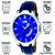 29K-9007 New Stylist Attractive Blue Dial Next Generation Partywear/Formal/Casual Boy Smart Analog Watch - Men