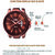 29K-9008 New Stylist Attractive Brown Dial Next Generation Partywear/Formal/Casual Boy Smart Analog Watch - Men