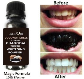Activated Coconut Shell Charcoal Teeth Whitening Powder