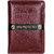 Hide & Sleek Men's RFID Protected Brown Geniune Leather Passport Document Holder