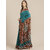 SVB Saree Blue Colour Kalamkari Art Silk Printed Saree With Tassels