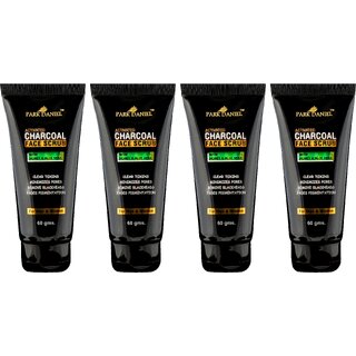 Park Daniel Activated Charcoal Scrub- 4 tubes of 60 gms(240 gms)