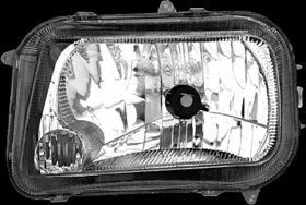 Head Light Light Assembly For Maruti Van Type-3  Left Passenger Side  (without bulb,motor,wiring and holder)